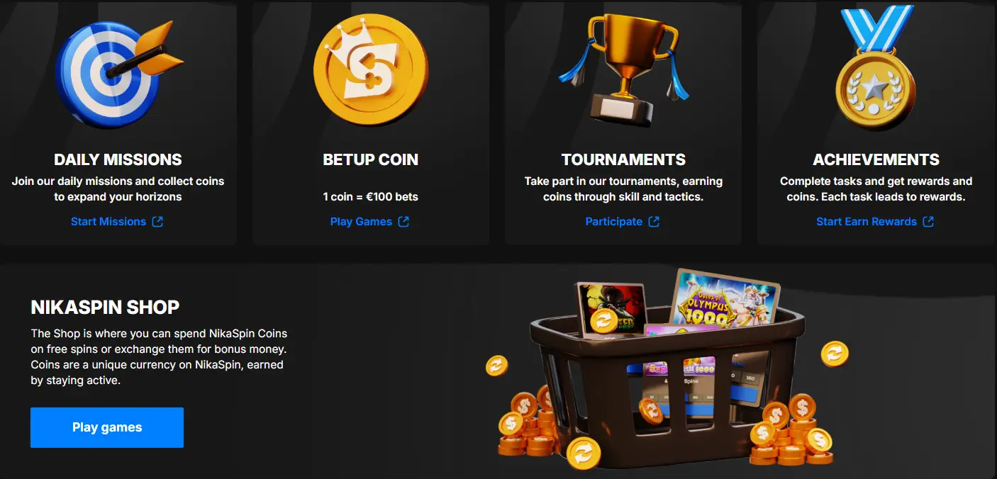 NikaSpin games